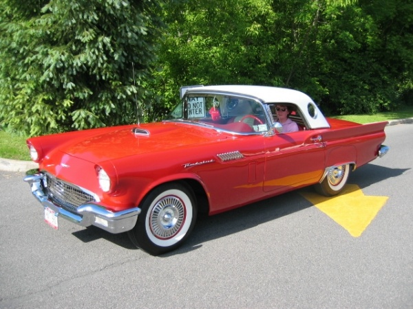 Kathy Barany, 1957 Thunderbird click to enlarge and see description