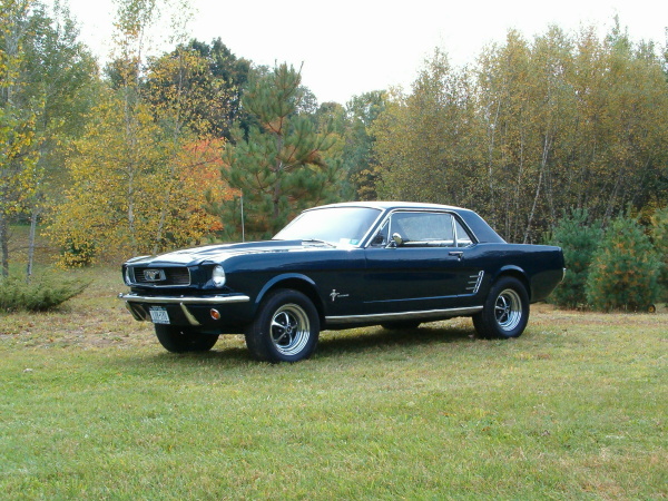 Kyle & Shalene Lattenhauer, 1966 Mustang coupe click to enlarge and see description